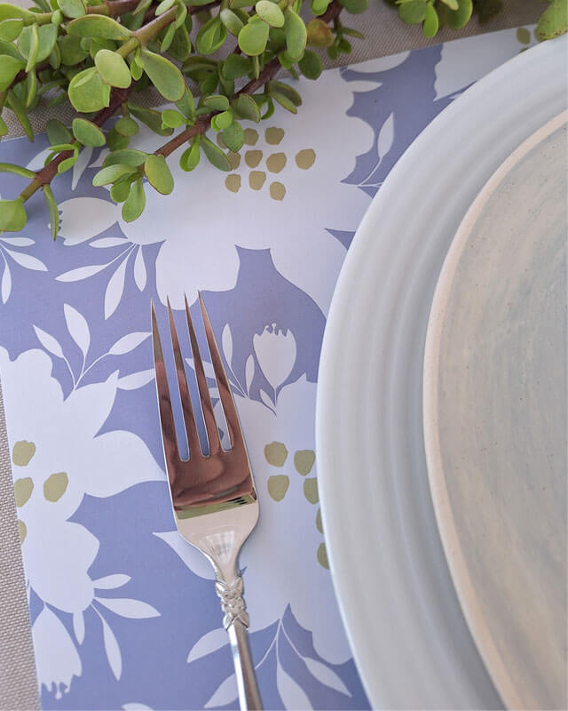Blue Florals Placemat